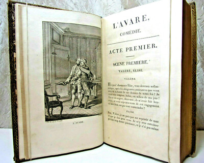Molière. Le bourgeois gentilhomme-l'Avare-Les amans magnifiques. Gravures Moreau-image