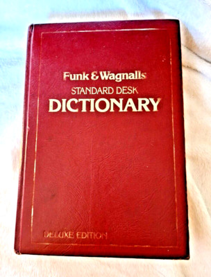 Funk & Wagnalls Standard Desk Dictionary (Deluxe Edition © 1976) Published 1980-image