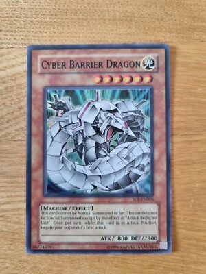 Yu-gi-oh Cyber Barrier Dragon SOI-EN006 Super Rare Holo Card-image
