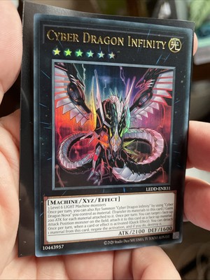 Cyber Dragon Infinity Ultra Rare LEDD-ENB31 (LDD) Yu-Gi-Oh! Card Is Near Mint!-image