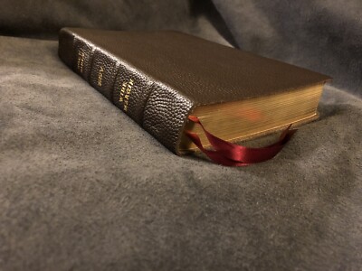 ESV English Standard Version wide margin reference Bible Soft Genuine Leather-image