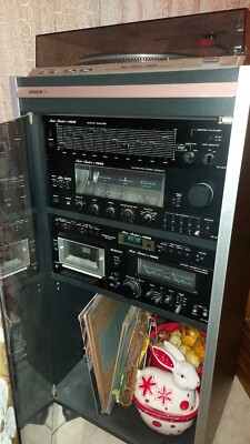 VINTAGE FISHER STEREO WITH PICK-UP GERMAN MODEL-image