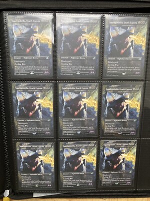 9 X Spacegodzilla, Death Corona - Godzilla Cards (NON-FOIL) - Ikoria (Magic/mtg)-image