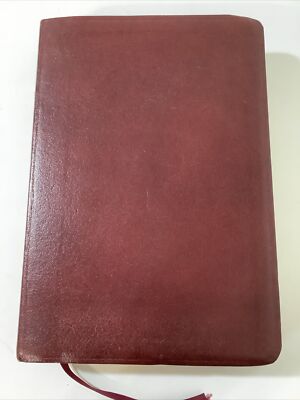Holy Bible King James Giant Print Concordance Reference Burgundy Leather KJV 92-image