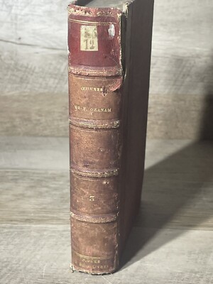 1872 Oeurves Complètes A. - F. Ozanam French Leather Bound-image