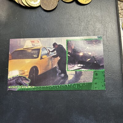Jb16 Godzilla The Movie Supervue 1998 #40 New York Taxi Cab-image