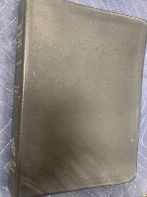 The Holy Bible King James Version Chain Center References Leather -image