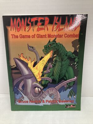 Monster Island 1001 The Game of Giant Monster Combat Action System Packed-image