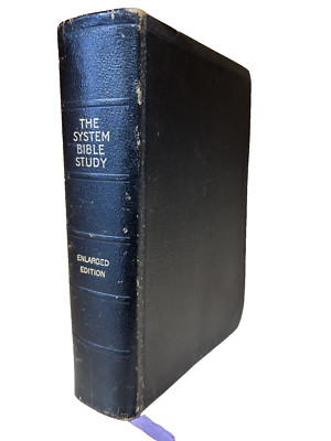 The System Bible Study KJV Enlarged Edition Morocco Leather 1971 --image