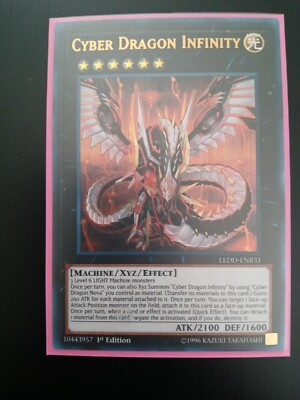 Cyber Dragon Infinity LEDD-ENB31 Legendary Dragon Decks 1st Edition-image