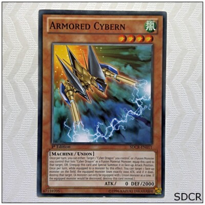 Armored Cybern - SDCR-EN011 - Common 1st Edition Yugioh-image