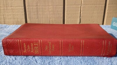 1983 Thompson Chain-Reference Bible Top Grain Calf Leather Kirkbride Great Price-image