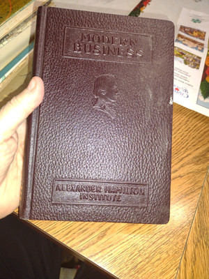 Modern Business Alexander Hamilton Institute. 1956 Edition. Faux Leather...-image