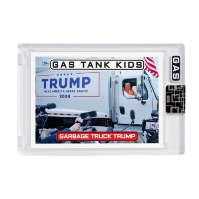 2024 GAS President Donald Trump Garbage Truck Garbage Pail Kids Parody GPK-image