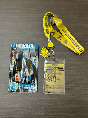 Godzilla King Ghidorah Lanyard with Charm and Card-image