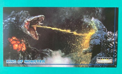No.62 Godzilla Card  King of MONSTER TOHO Movie AMADA japanese F/S-image
