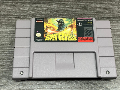 Super Godzilla (Super Nintendo SNES, 1994) Authentic! Clean & TESTED!-image
