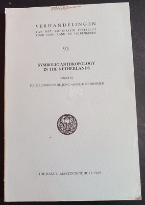 Symbolic anthropology in the Netherlands Verhandelingen Van Het Koninklijk 1982-image