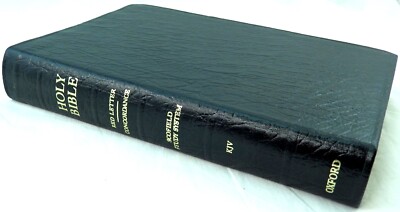Scofield Study Bible KJV Black Leather. Thumb-Indexed Dispensationalism OUP-image