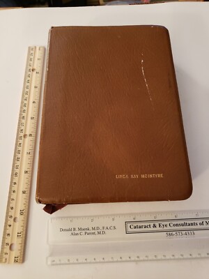The New Chain Reference Bible Thompson 4th Improved Edition 1964  KJV AS IS READ-image