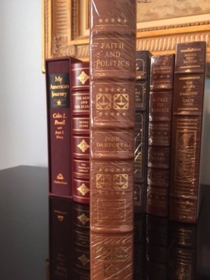 FAITH & POLITICS - JOHN DANFORTH - SIGNED 1ST. EDITION - EASTON PRESS - SEALED-image