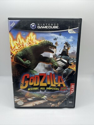 Godzilla: Destroy All Monsters Melee (Nintendo GameCube, 2002) No Manual-image