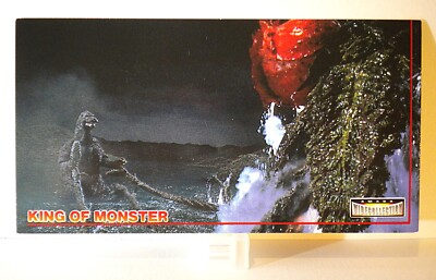 AMADA 1996 GODZILLA KING OF THE MONSTER WIDE C C 61 GODZILLA 1989 W BIOLLANTE 89-image
