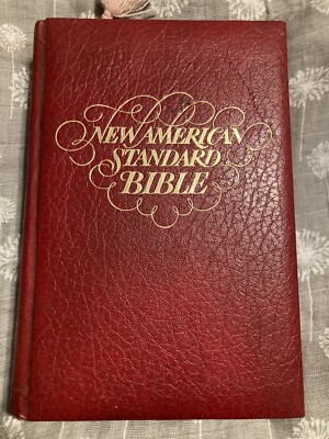 New American Standard Bible 1973 Vintage Bible, Red Leather reference Edition-image