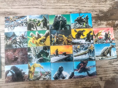 Godzilla vs. King Ghidorah VINTAGE mini Card Toho movie character Japan 1990's-image