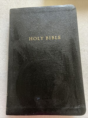 Holy Bible 1998 KJV Giant Print References Concordance Red Letter Holman Leather-image