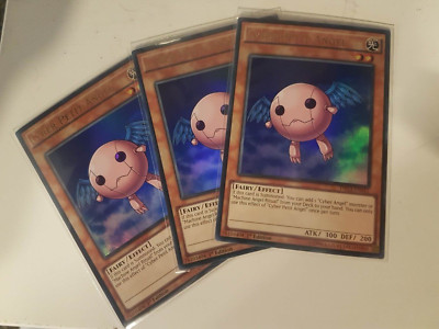 3 x Cyber Petit Angel (PLAYSET) ULTRA RARE 1st Ed NM DRL3-EN011-image