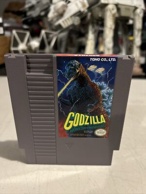 Godzilla: Monster of Monsters (Nintendo NES, 1989) Genuine OEM Authentic-image