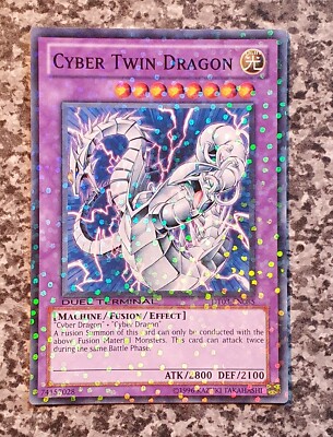 Yugioh Cyber Twin Dragon DT03-EN085 Duel Terminal Normal Parallel Rare 2010 MINT-image