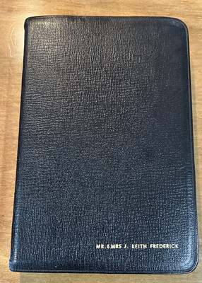 Holy Bible KJV New Scofield Reference Edition Oxford 1967 Morocco Leather India-image