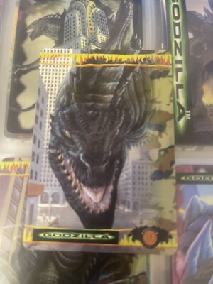 Godzilla Hollywood movie Card Japan 1998 BANDAI TOHO MADE in JAPAN TCG Full Set-image