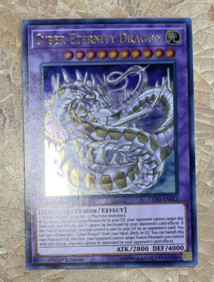 CYBER ETERNITY DRAGON LED3-EN012 ULTRA RARE 1ST EDITION NM-image