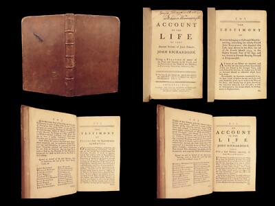 1783 CARIBBEAN PIRATES 1ed Philadelphia Quaker Richardson USA Barbados Bermuda-image