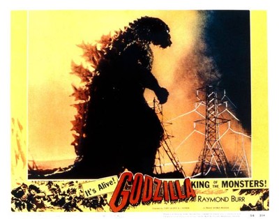 Godzilla Lobby Card KING OF THE MONSTERS 1956 Old Film Movie Photo 5-image