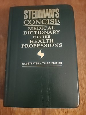 STEDMAN'S MEDICAL DICTIONARY   Illustrated 1997 Faux Leather cover-image