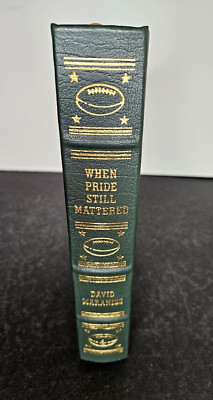WHEN PRIDE STILL MATTERED Life of Vince Lombardi by Maraniss, Packers Leather HB-image