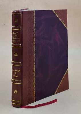 English And Muskokee Dictionary. : Collected From Various Source [Leather Bound]-image