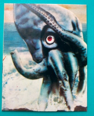 Gezora 7 Godzilla Yamakatsu Toho Card Very Rare Japanese F/S-image