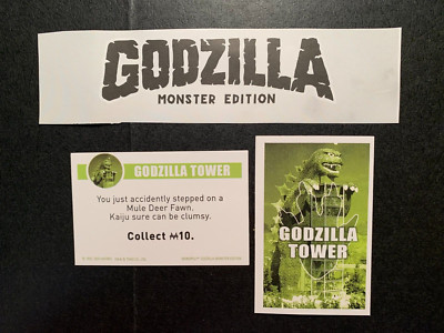 Monopoly Godzilla KAIJU SURE CAN BE CLUMSY Godzilla Tower Game Replacement Piece-image