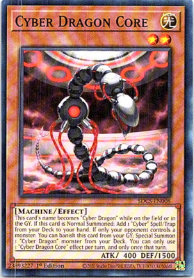 Cyber Dragon Core SDCS-EN008 Yu-Gi-Oh! Card NM 1st Edition-image