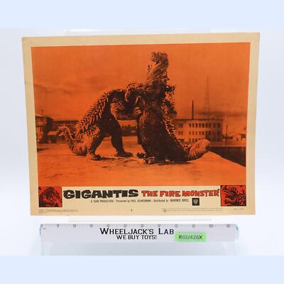 Gigantis the Fire Monster Godzilla Raids Again 1959 Lobby Card Poster 11x14-image