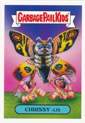 8B CHRISSY -LIS 2019 GPK Revenge Horror-ible RETRO BLACK LIGHT MOTHRA GODZILLA-image