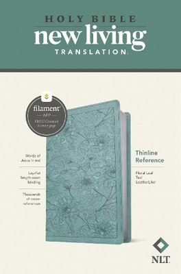 Tyndale NLT Thinline Reference Bible, Filament Editi (Leather Bound) (UK IMPORT)-image