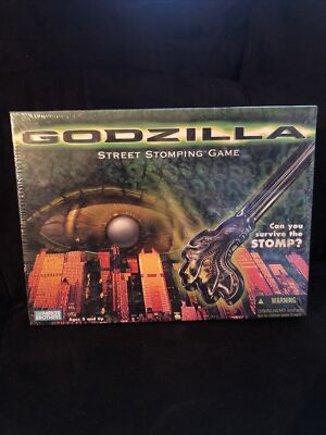 1998 Hasbro/Parker Brothers Godzilla Street Stomping Card Game-factory Sealed-image