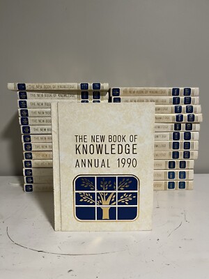 The New Book of Knowledge Annual Edition Encyclopedia Complete 1979-2002 Volumes-image