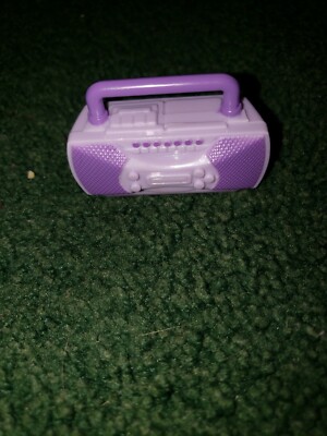 Fisher Price Loving Family Dollhouse Purple Radio Stereo Boombox-image